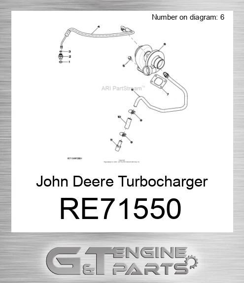 RE71550 Turbocharger