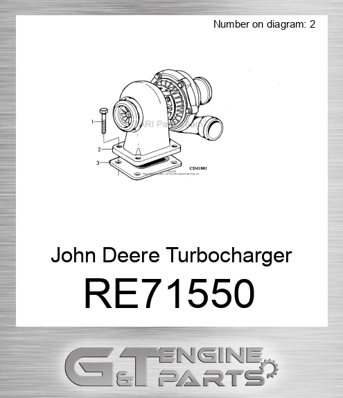 RE71550 Turbocharger