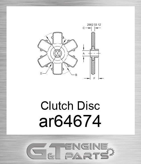 AR64674 Clutch Disc