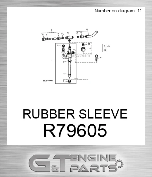 R79605 RUBBER SLEEVE