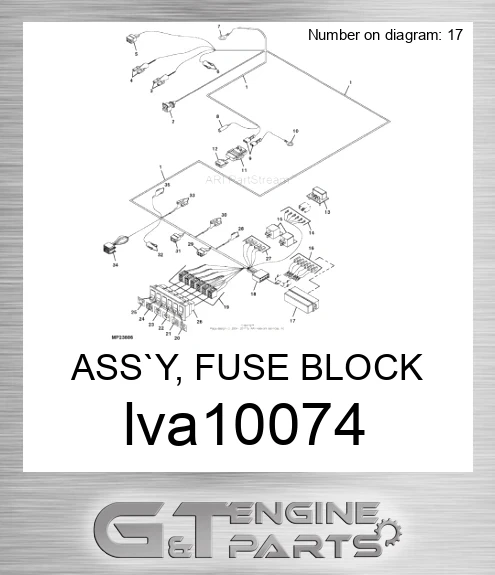 LVA10074 ASS`Y, FUSE BLOCK