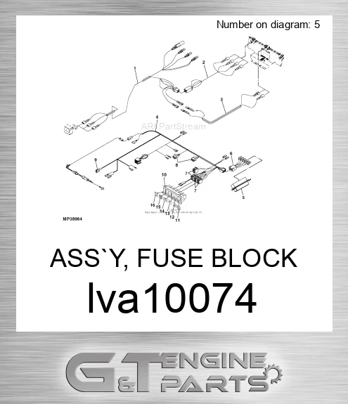 LVA10074 ASS`Y, FUSE BLOCK