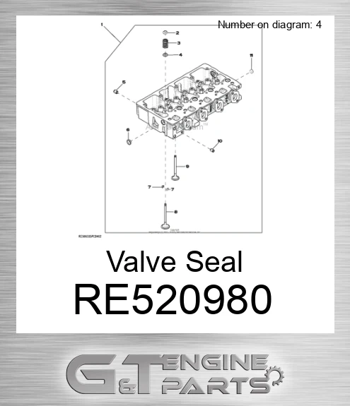 RE520980 Valve Seal
