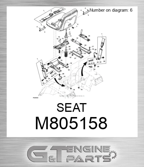 M805158 SEAT