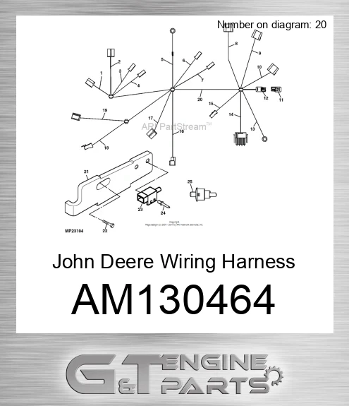 AM130464 Wiring Harness