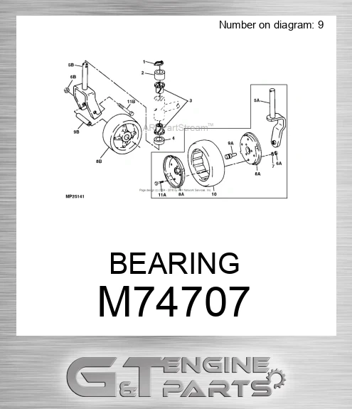 M74707 BEARING