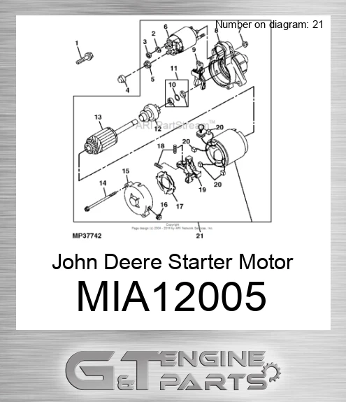 MIA12005 Starter Motor