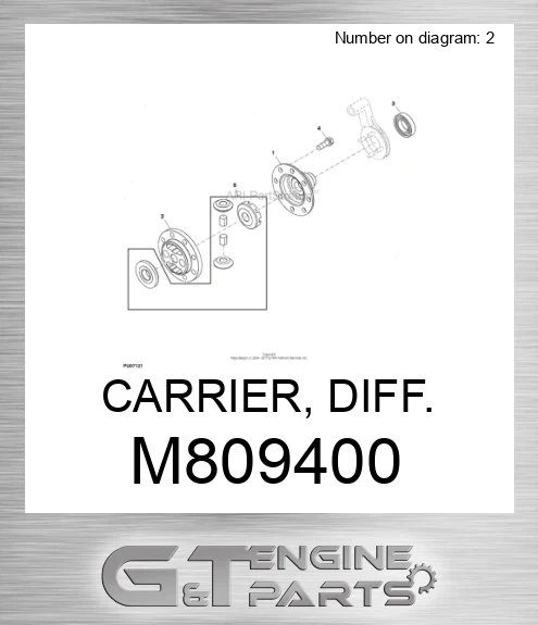 M809400 CARRIER, DIFF.