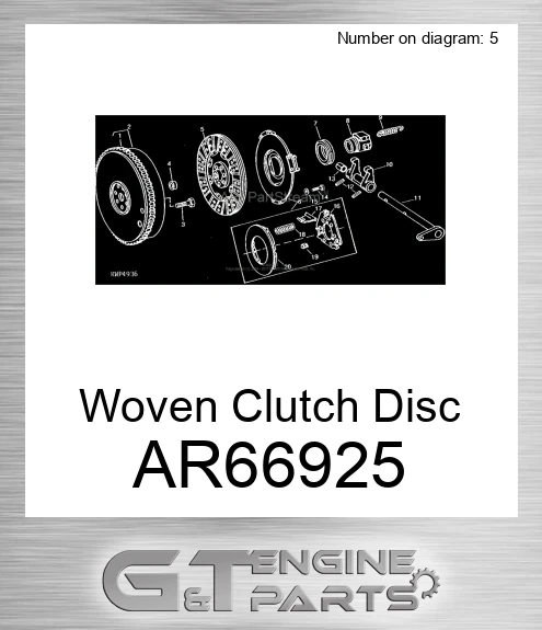 AR66925 Woven Clutch Disc