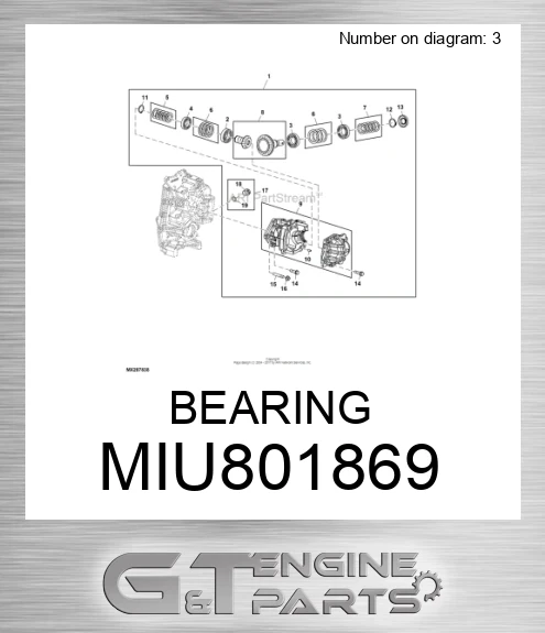 MIU801869 BEARING
