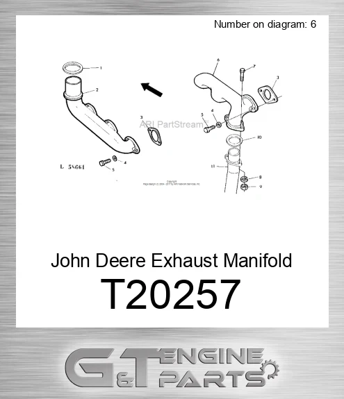 T20257 Exhaust Manifold