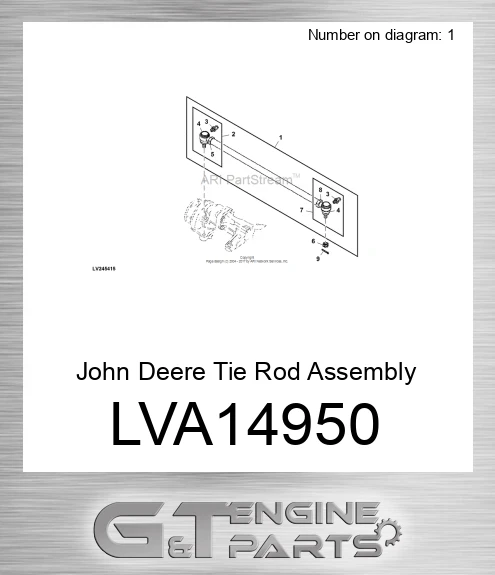 LVA14950 Tie Rod Assembly