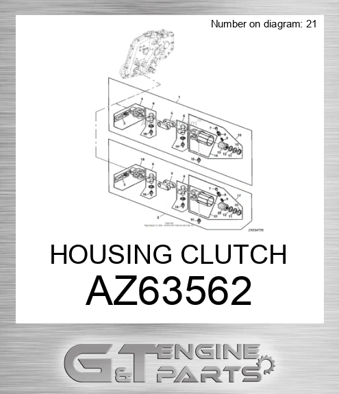 AZ63562 HOUSING CLUTCH