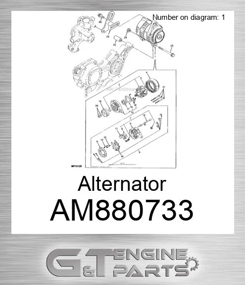 AM880733 Alternator