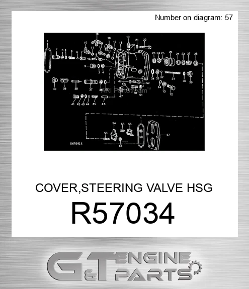 R57034 COVER,STEERING VALVE HSG