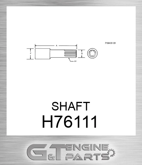 H76111 SHAFT