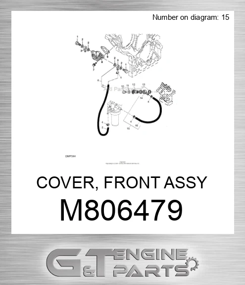 M806479 COVER, FRONT ASSY