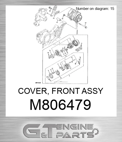 M806479 COVER, FRONT ASSY