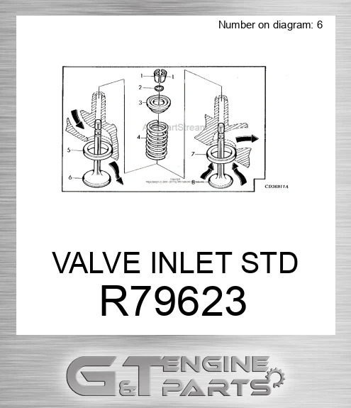 R79623 VALVE INLET STD