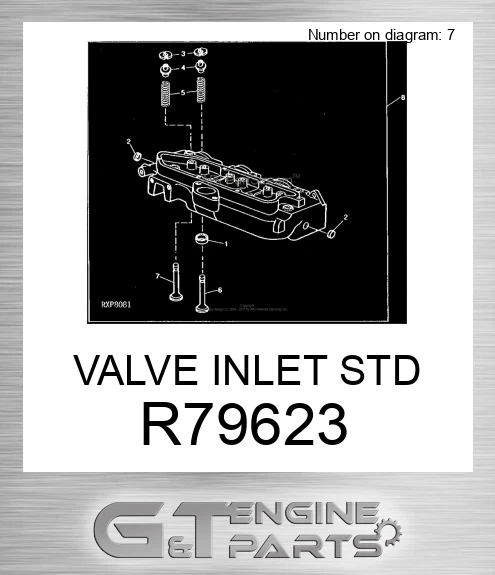 R79623 VALVE INLET STD