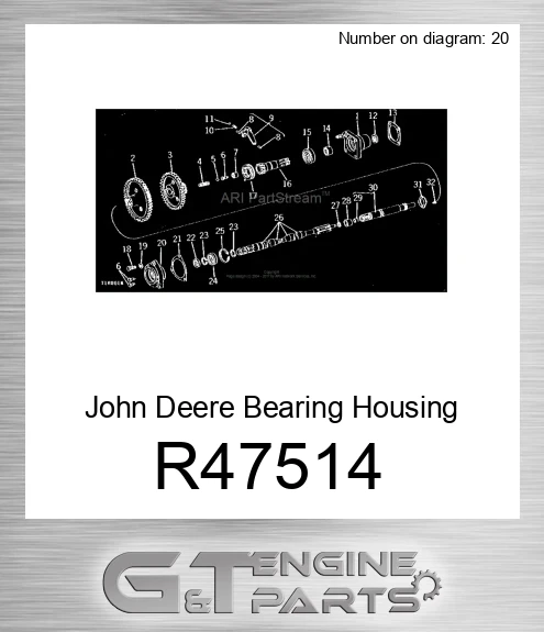 R47514 Bearing Housing W/O Bearing
