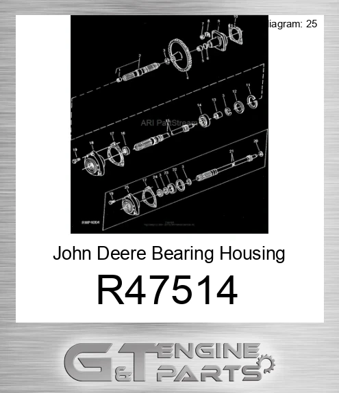 R47514 Bearing Housing W/O Bearing