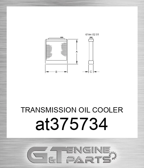 AT375734 TRANSMISSION OIL COOLER
