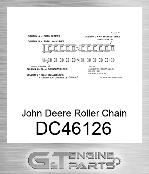 DC46126 Roller Chain