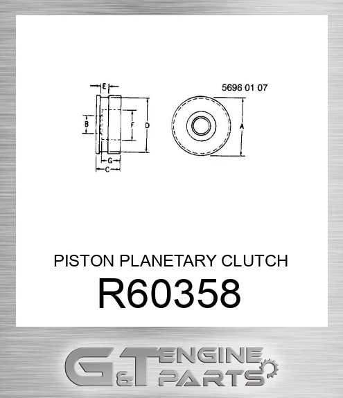 R60358 PISTON PLANETARY CLUTCH