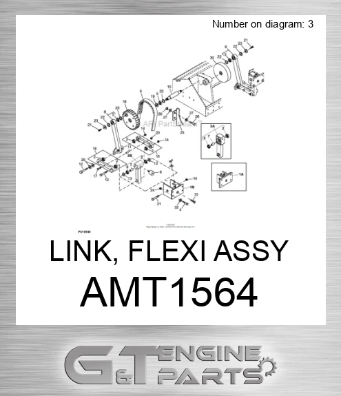 AMT1564 LINK, FLEXI ASSY