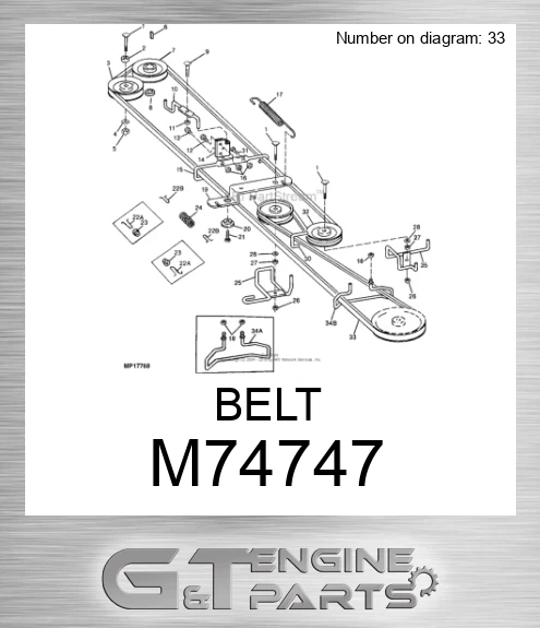 M74747 BELT
