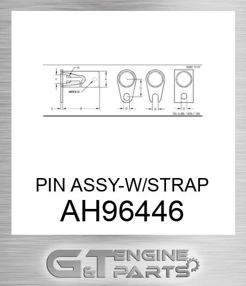 AH96446 PIN ASSY-W/STRAP