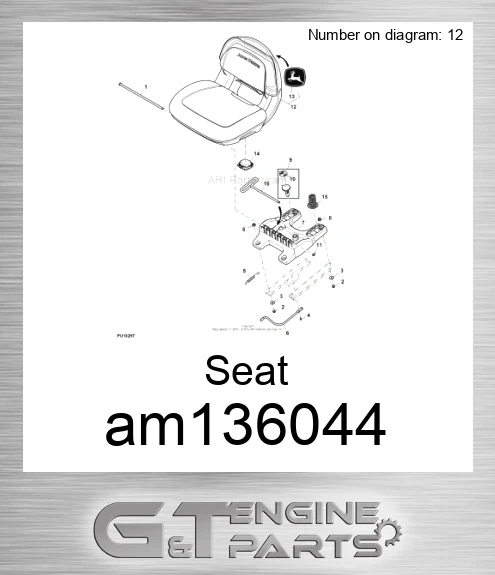 AM136044 Seat Assembly