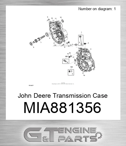 MIA881356 Transmission Case