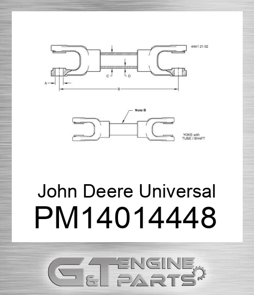 PM14014448 Universal Driveshaft