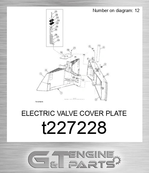 T227228 ELECTRIC VALVE COVER PLATE