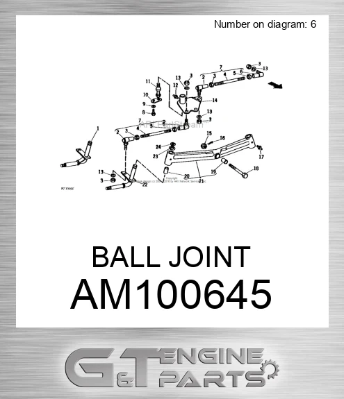 AM100645 BALL JOINT