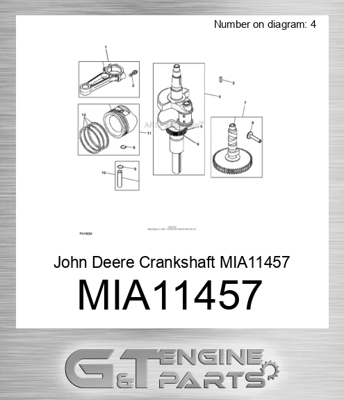 MIA11457 Crankshaft