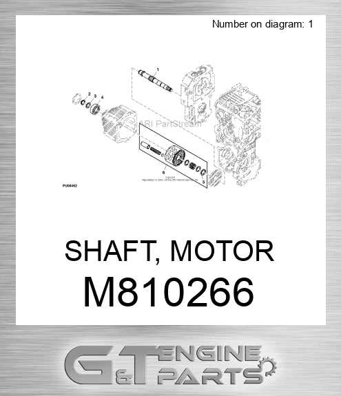 M810266 SHAFT, MOTOR