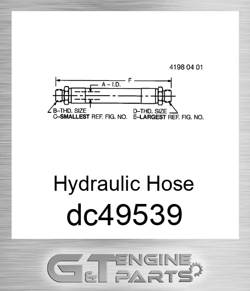 DC49539 Hydraulic Hose