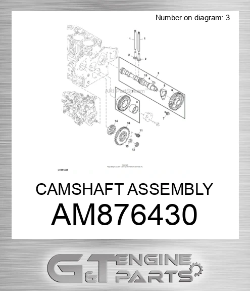 AM876430 CAMSHAFT ASSEMBLY