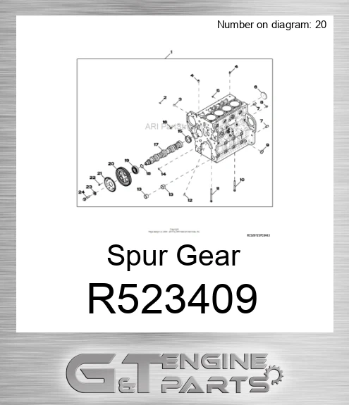 R523409 Spur Gear