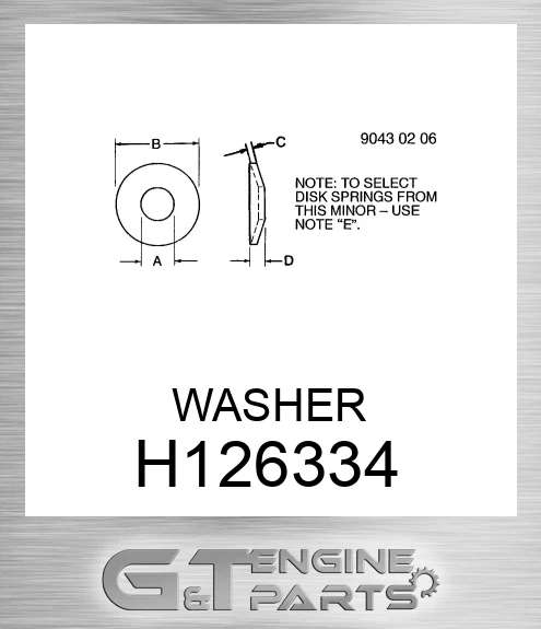H126334 WASHER