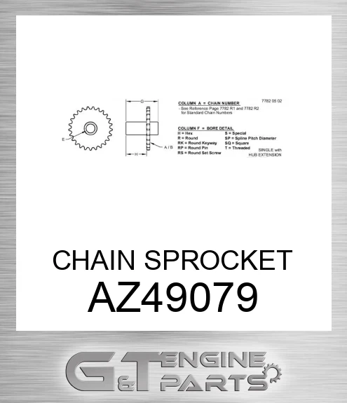 AZ49079 CHAIN SPROCKET