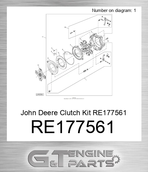RE177561 Clutch Kit