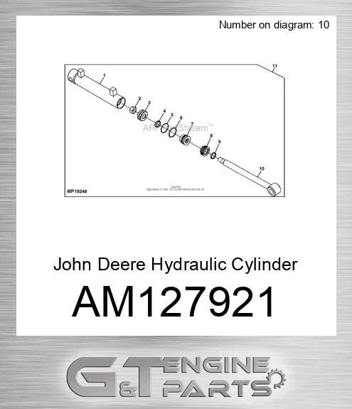 AM127921 Hydraulic Cylinder Rod
