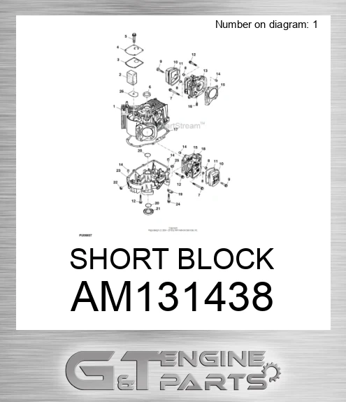AM131438 SHORT BLOCK