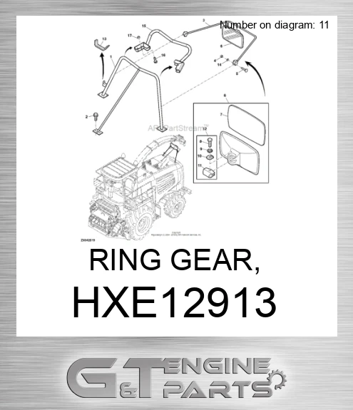 HXE12913 RING GEAR,