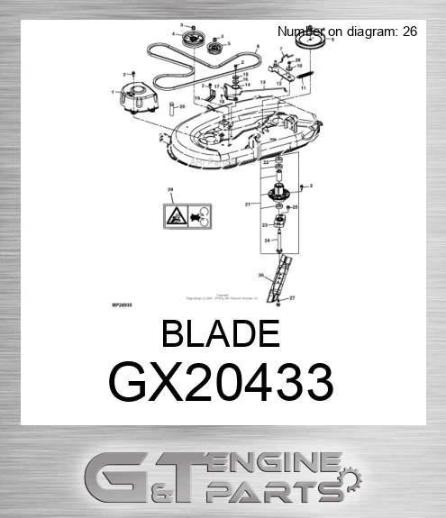 GX20433 BLADE