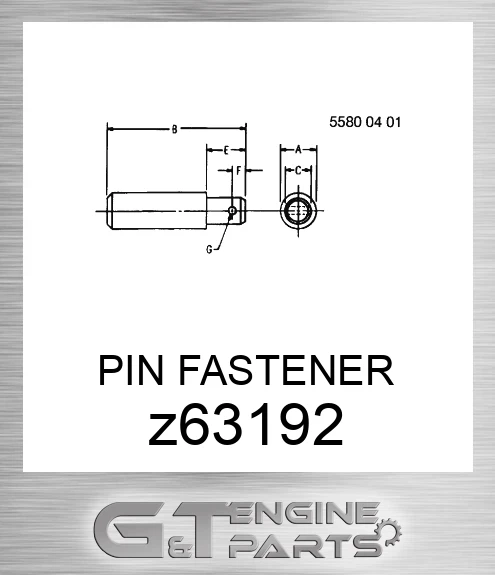 Z63192 PIN FASTENER
